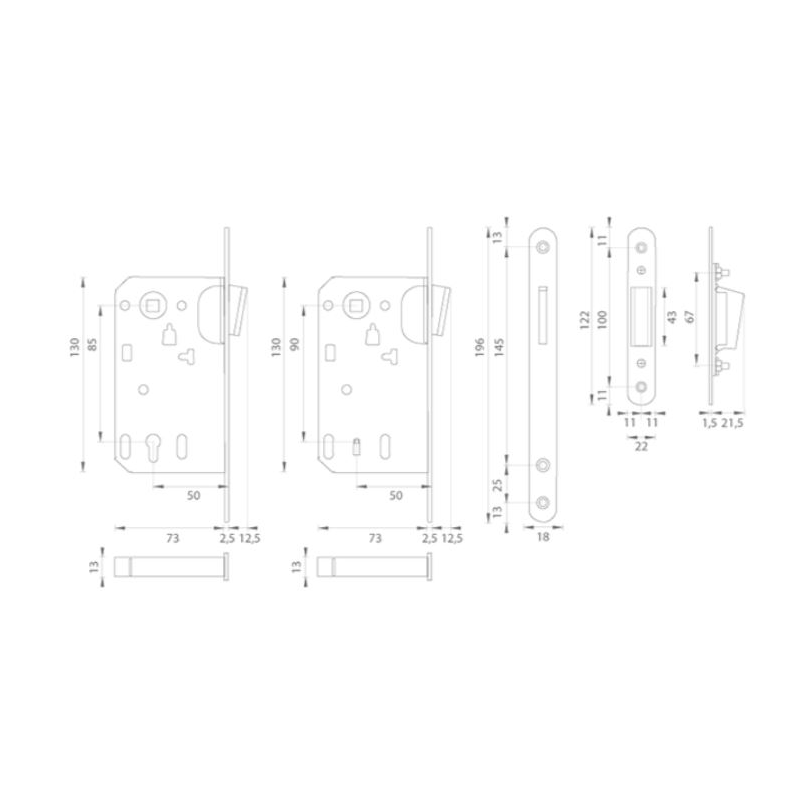2868 Magnetna ključavnica PZ