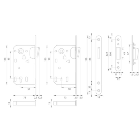 2868 Magnetna ključavnica PZ