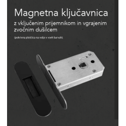 Magnetna ključavnica za lesena vrata
