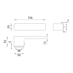 Kljuka MPK Perfecta WC