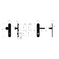 Kljuka SECURO A01 PLUS