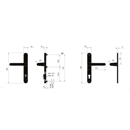 Kljuka SECURO A04 PLUS