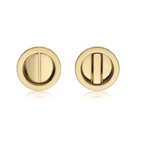 ovalni wc set zero za lesena drsna vrata zlato