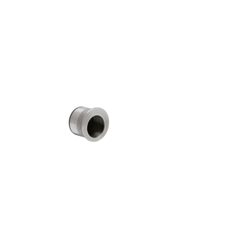 okrogli prstnik za lesena drsna vrata inox