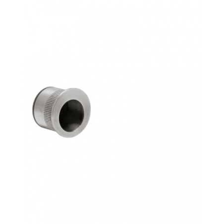 okrogli prstnik za lesena drsna vrata inox